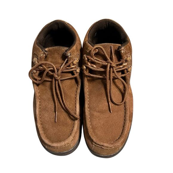 Airwalk | Vintage 90s Wombat Chukka Moccasin Mid Suede Boots M 11 Leather A0049 main image 5